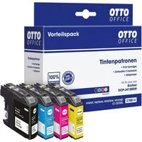 Otto Office LC223BK / LC223C / LC223M / LC223Y Tintenpatrone (Set, 4-tlg., ersetzt Brother »LC223 BK/C/M/Y«, schwarz, cyan, magenta, gelb)