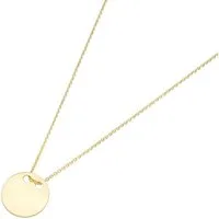 Luigi Merano Goldkette kleines Plättchen, Gold 585