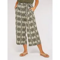 Apricot Culotte Culotte mit Ikatmuster