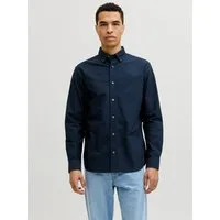 Jack & Jones Langarmhemd JPRBLUHARVEY OXFORD L/S SHIRT SN Baumwolle, regular fit