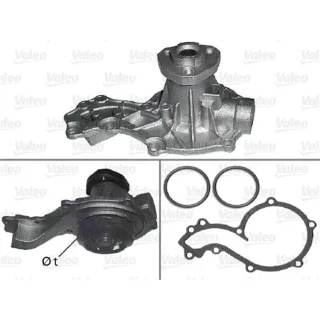 Valeo Wasserpumpe + Dichtung Audi A4 A6 Cabriolet Seat Exeo VW Passat