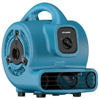 XPOWER Standventilator Bodenlüfter Turbolüfter Ventilator Trockner Bodenventilator Fußbläser, P-80A,29.2x23.6x31.2cm, TRAGBAR, SCHNELLER PUMP, Einfache Bedienung