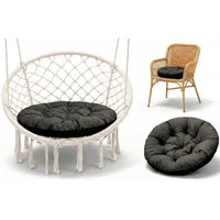 Amazinggirl Dekokissen Hängesessel Kissen Sitzkissen für Hängeschaukel 60 cm - Outdoor