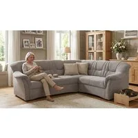 OTTO home Ecksofa Langelland 232 x 146 cm, auch mit Schlaffunktion, mittelfester Sitz, L-Form, mit Federkern, pflegeleichter, weicher Luxus-Microfaser