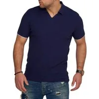 CARISMA Poloshirt CRMANAUS Rippstrick Kurzarm Polo T-Shirt