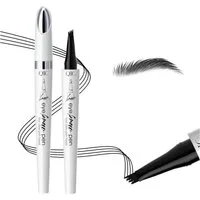 KINSI Augenbrauen-Stift Augenbrauenstift mit 4-in-1 Mikrogabel-Spitze für Natürlich Brauen, Langzeit-Haltbar,Einfache Anwendung für präzise Augenbraue-Imitatio
