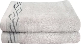 Dyckhoff Handtücher "Wave" mit Jacquard-Bordüre
