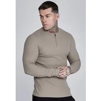 Siksilk T-Shirt SikSilk Herren Henley T-Shirt