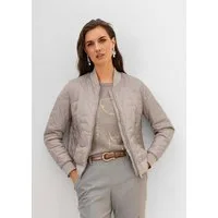 MADELEINE Outdoorjacke Sportive Blousonjacke mit Stehkragen Unifarbenes Design, Stehkragen und Reißverschluss-Detail