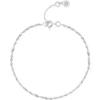 Einzelstück Armband Armband Memory gedrehtes Silberarmband 925 Sterling Silber