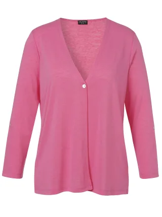 VIA APPIA DUE - Jacke V-Ausschnitt 1/1 Arm pink - Gr. - 48