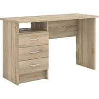 Home affaire Schreibtisch Function Plus, Arbeitstisch, Bürotisch, Computertisch mit 3 Schubladen, Breite 120 cm, Tiefe 48 cm