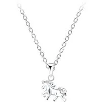 ALEXANDER YORK Kette mit Anhänger PFERD, 2-tlg., 925 Sterling Silber
