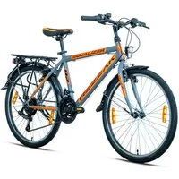 Rezzak Cityrad 26" Zoll Herrenfahrrad City Bike Kinderfahrrad Strassenzugelassen, 21 Gang, Kettenschaltung