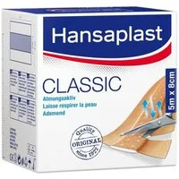 Beiersdorf AG Wundpflaster HANSAPLAST Classic Pflaster 8 cmx5 m 1 Stück (1 St)