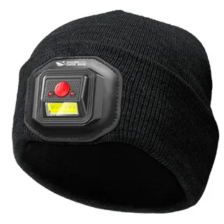 TD-0272A LED Warm Hat Light Rechargeable Headlamp with Smart Wave Sensor LED COB Head Lamp Waterproof Detachable Warm Ha