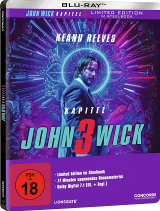 John Wick: Kapitel 3 - Limited Blu-ray Edition im Steelbook