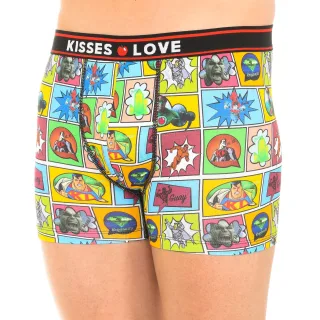 Atmungsaktive Herren-Boxershorts Comic Modell KL10007