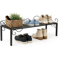 DanDiBo Schuhregal Mi-1 Regal 92 cm Schuhschrank 21237 Schuhablage Metall Schmiedeeisen