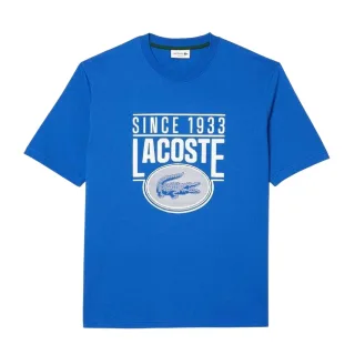 Lacoste - T-Shirt für Herren, Dicke Baumwolle (Blau)
