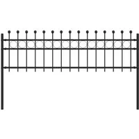vidaXL Gartenzaun Ringzaun TILBURG Schwarz, (1-St)