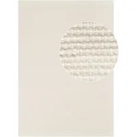 Tapiso Wollteppich LONI, rechteckig, Höhe: 8 mm, HAND MADE Teppich LONI - flach, pflegeleicht, zeitlos elegant