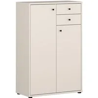 FORTE Kommode Tempra, Kommode, 2 Türen, 2 Schubkästen, viel Stauraum, B/H/T 73,7/111,1/34,8 cm