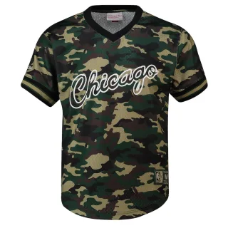 Mitchell & Ness NBA Chicago Bulls Herren Camo Mesh T-Shirt