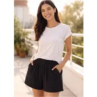 Kaiser24 Shorts Damen Sommer Shorts weich & luftig Viskose Freizeit Bermuda