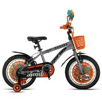 T&Y Trade Kinderfahrrad 20 Zoll Kinder Jungen Fahrrad Kinderfahrrad Rad Bike GRN26-010 Orange, 1 Gang, Kettenschutz, Schutzbleche, Korb, Klingel