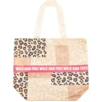 Zwillingsherz Tragetasche, Stofftasche mit Henkel, bunter Mustermix