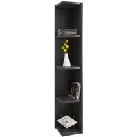 VCM Standregal Holz Stand Regal Aufbewahrung Deko Eckregal Honsa, 1-tlg., 97x15x17cm CD DVD Aufbewahrung