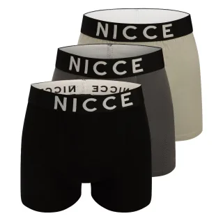 Nicce - "Vidaxl" Boxershorts für Herren (3er-Pack) (Schwarz/Grau)