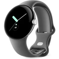 Google Pixel Watch Wifi, Google Android Smartwatch Edelstahlgehäuse Smartwatch