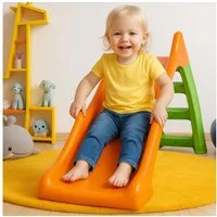 Onbest Rutsche Kinderrutsche mit Wasseranschluss, Outdoor, Indoor, Made in EU, bis 50 kg
