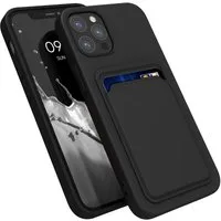 kwmobile Handyhülle Hülle für Apple iPhone 12 / 12 Pro, Handyhülle mit Fach für Karten - Handy Cover Case