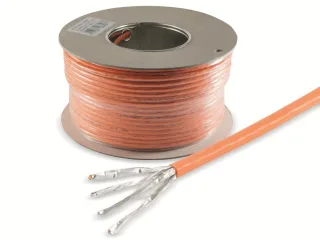 SMART-MULTIMEDIA CAT.7 Verlegekabel BasicPro, 25 m, orange
