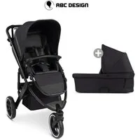ABC Design Kinder-Buggy Salsa 5 Run coal 2in1 Set inkl. Tragewanne coal