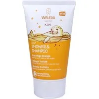 WELEDA AG Duschgel WELEDA Kids 2in1 Shower & Shampoo fruchtige Orange 150 ml