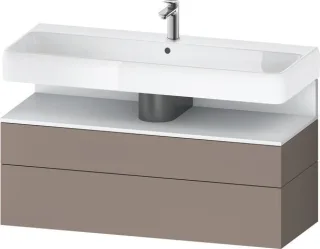 Duravit Qatego Waschtischunterbau wandhängend Basalt Matt 1190x470x590 mm - QA4396018430000 QA4396018430000
