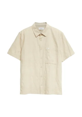 s.Oliver - Hemd beige - Gr. - M