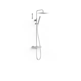 Tres Thermostat Aufputz Duschsystem Over wall , 19038709 19038709