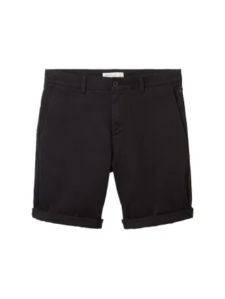 Denim Tom Tailor - Slim Chinoshorts black - Gr. - XS