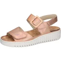 Waldläufer H-WILLOW Plateausandale Sommerschuh, Klettschuh, Bequemschuh mit Korkfußbett, H-Weite