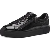Tamaris Plateausneaker Freizeitschuh, Halbschuh, Schnürschuh mit T-Logoanhänger