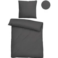Biberna Bettwäsche 0470500, hochwertige TENCEL Qualität, Lyocell, 2 teilig, natürlicher Rohstoff, schnelltrocknend, angenehm weich, atmungsaktiv