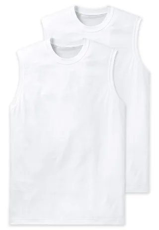 SCHIESSER - 2PACK Shirt 0/0 weiss - Gr. - 3XL