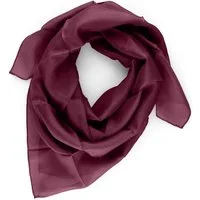 TINITEX Seidentuch Seidentuch Halstuch Schal aubergine