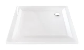 HSK Acryl Duschwannen, flach Rechteck 80 × 120 cm, 04 weiß, 520125-04 520125-04