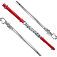 Clanmacy Abschleppseil 1.8m Abschleppstange Auto Tasche mit Tasche bis 2T Zugentlastung